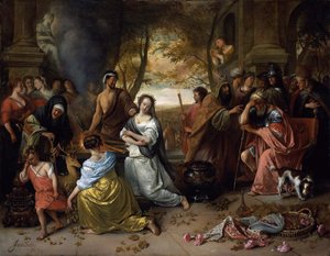 イフィゲニアの犠牲 作： Jan Havickszoon Steen